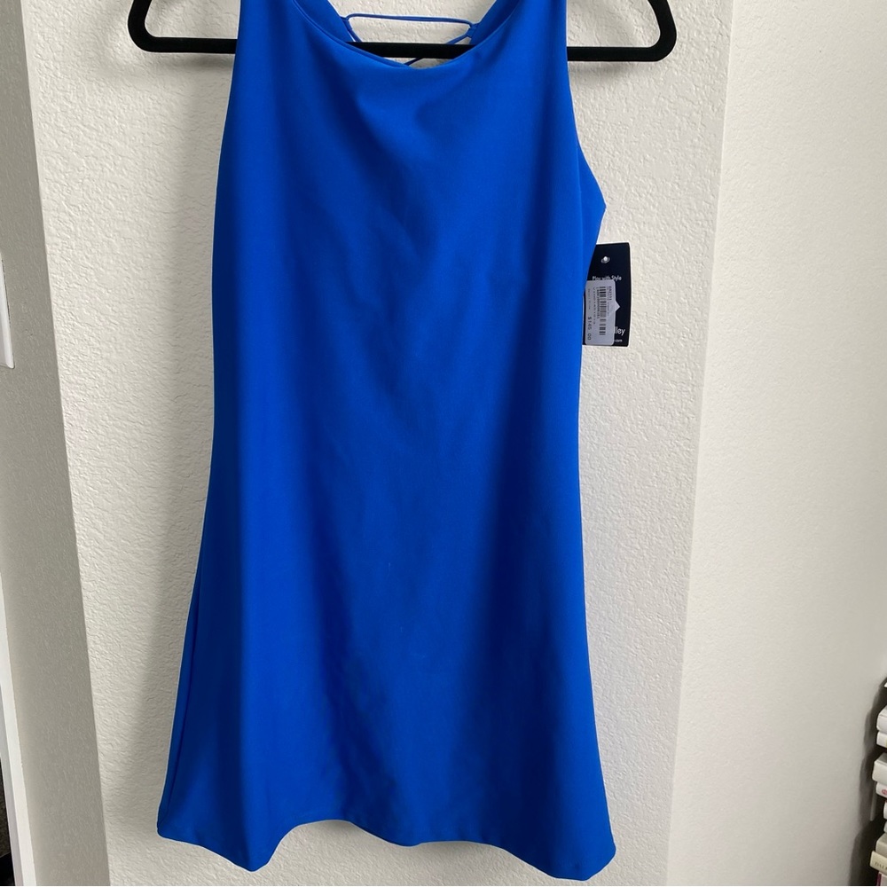 NWT Eliza Audley blue dress size Medium